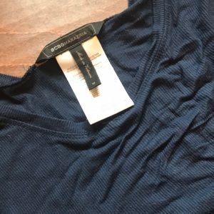 Bcbg shirt or dress in navy blue.